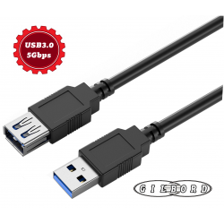 Gilbord quality USB3.0 καλώδιο 5m αρσενικό θηλυκό MF